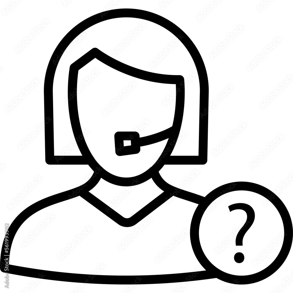 Assistance, client support Vector Icon
Assistance, client support Vector Icon