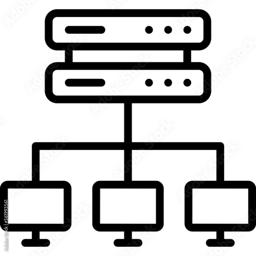 Data share, datasets Vector Icon

