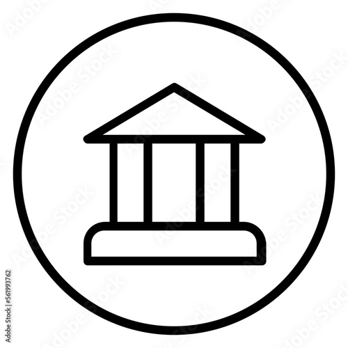 courthouse line icon