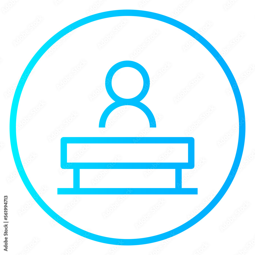 jury gradient icon jury gradient icon