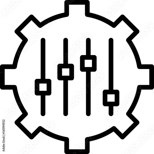 Cog, manufacturing Vector Icon

