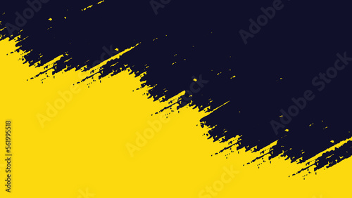 black and yellow grunge modern thumbnail background