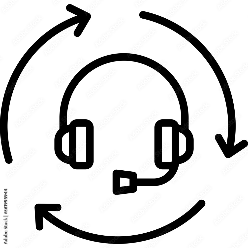 Call center, customer representative Vector Icon
Call center, customer representative Vector Icon