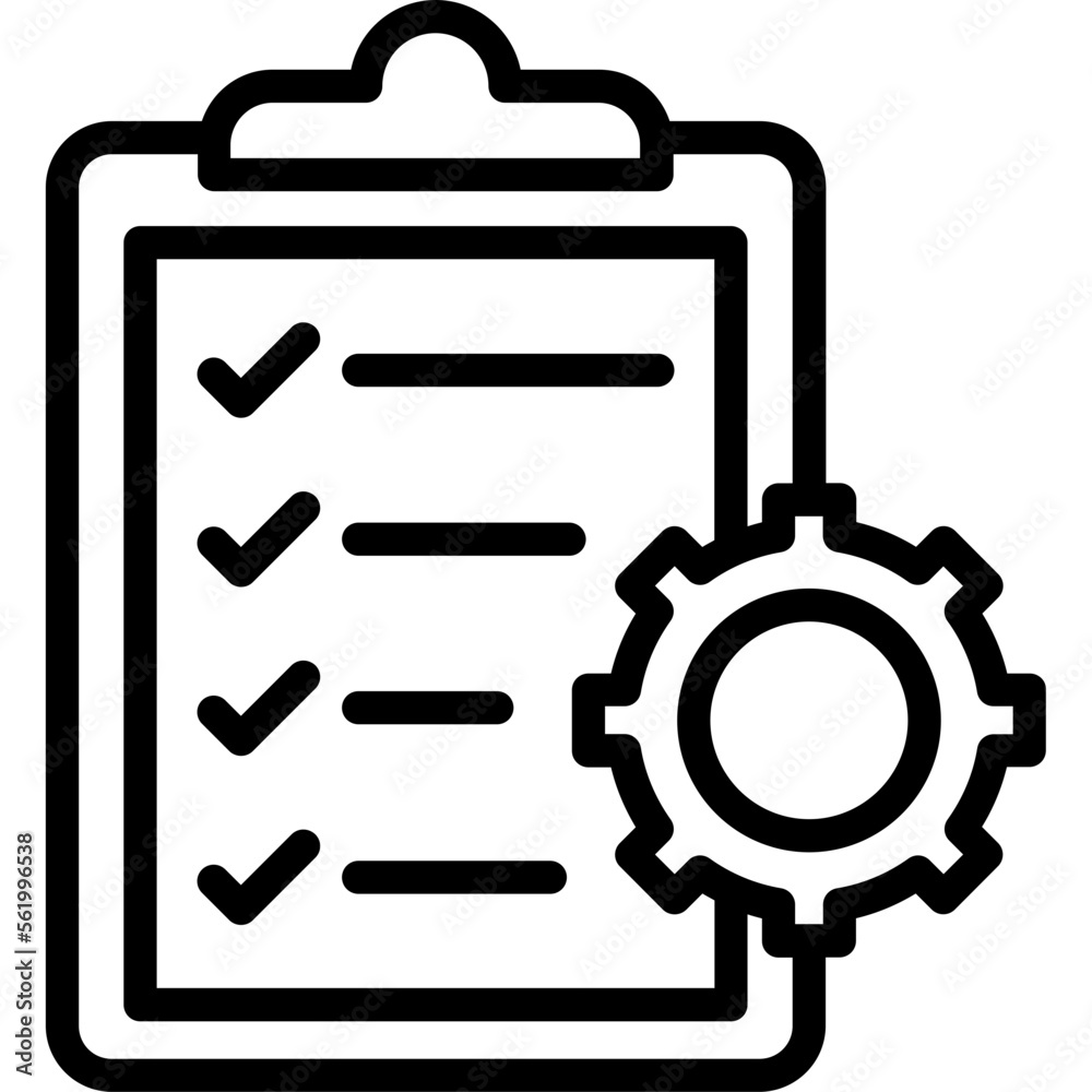 Checklist, clipboard Vector Icon
Checklist, clipboard Vector Icon