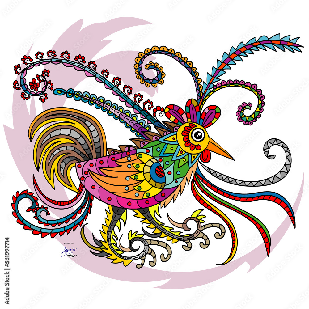 Obraz premium ANIMAL DECORATIF STYLE 