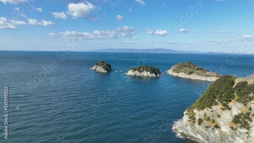 2023年1月　和歌山県 雑賀崎灯台周辺の空撮映像