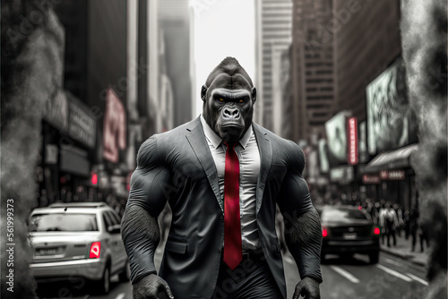 Ape Strong in Concrete Jungle