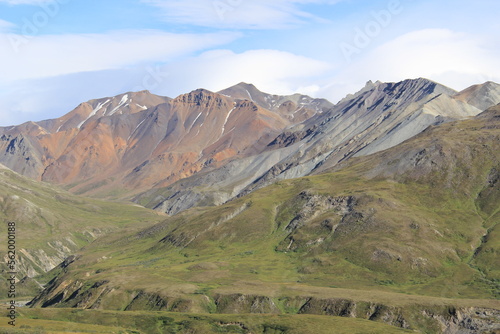 mountains in denali national park alaska