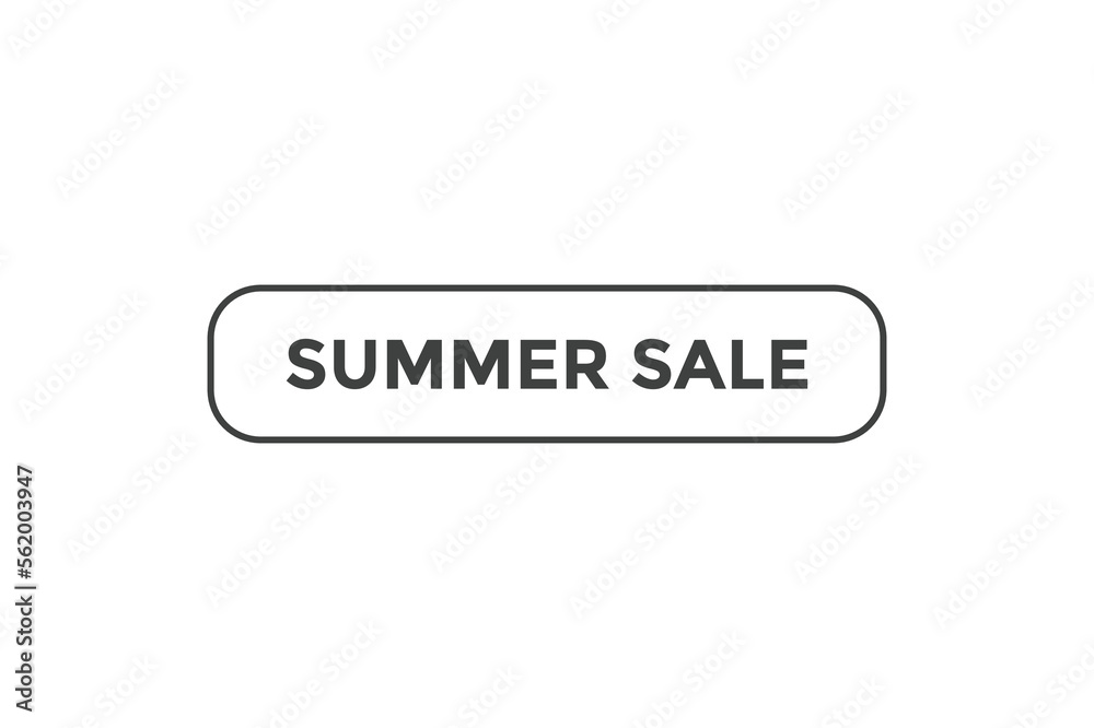 Summer sale button web banner templates. Vector Illustration Summer sale button web banner templates. Vector Illustration