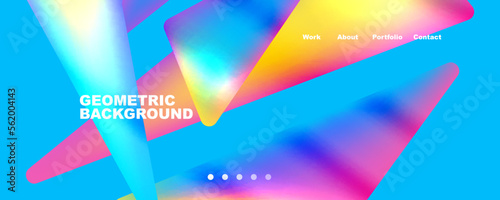 Geometric shapes minimalist abstract background. Vector Illustration For Wallpaper, Banner, Background, Card, Book Illustration, landing page