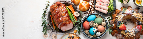 Photography Traditional Easter dinner