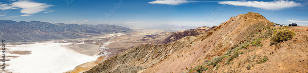 Beautiful view of Death Valley from Dante's View viewpoint, California, USA.