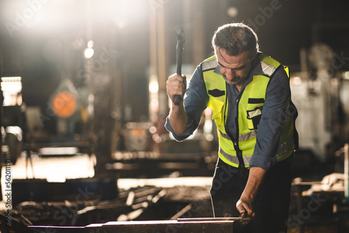 men at work concept, confid...