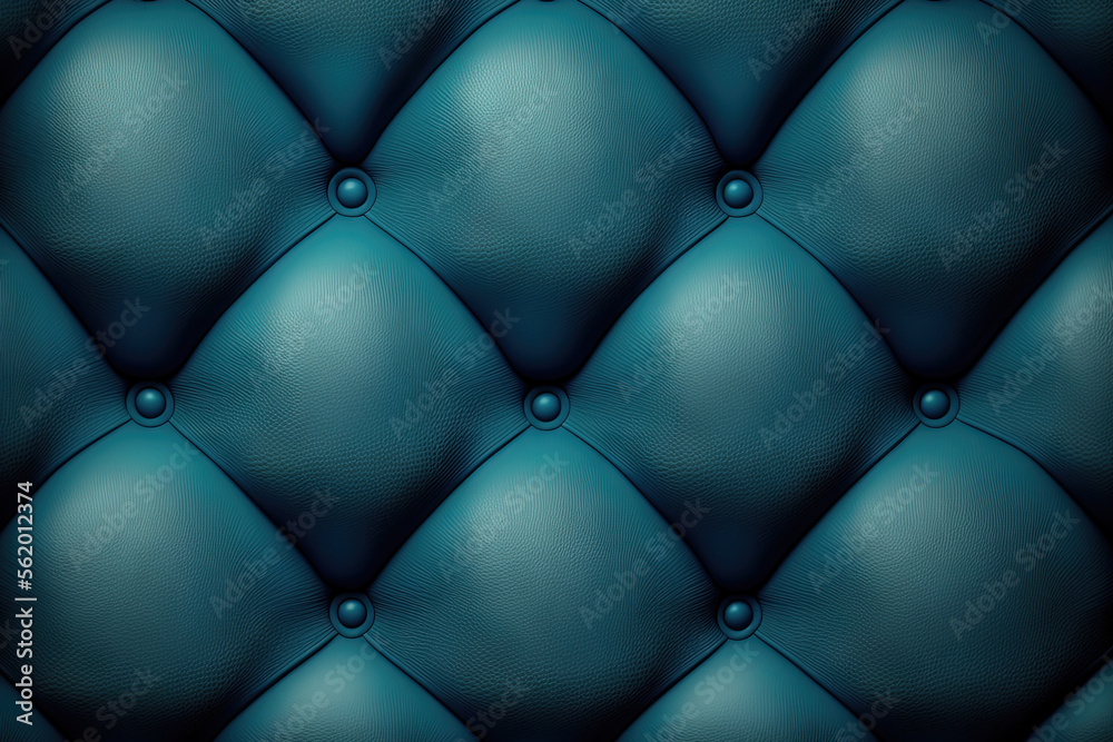 surface with a background texture of dark blue leather. Generative AI surface with a background texture of dark blue leather. Generative AI