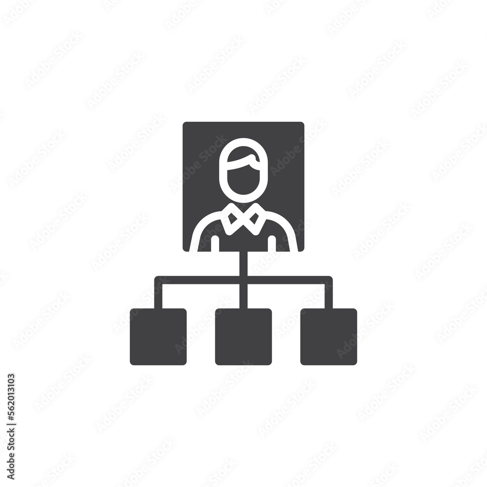 People management vector icon