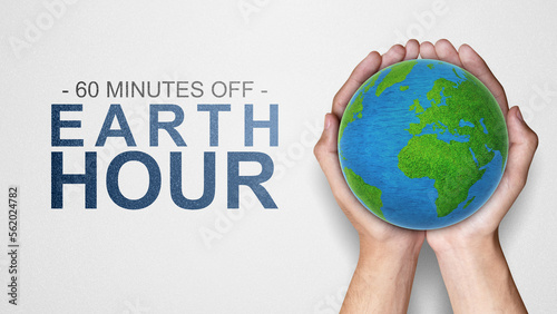 Fototapeta Naklejka Na Ścianę i Meble -  Earth Hour Concept