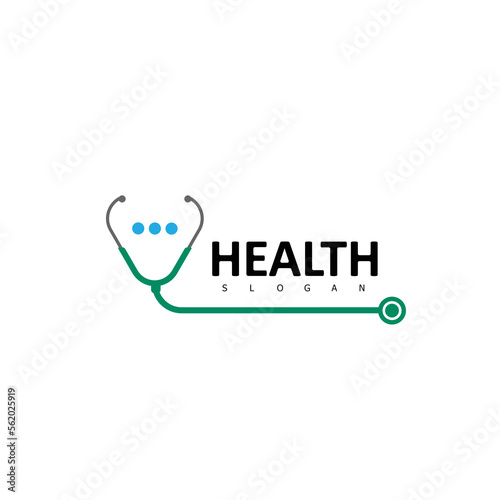 stetoskop consultation health logo care hospital design