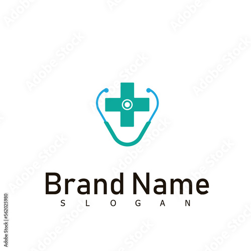 stetoskop consultation health logo care hospital design