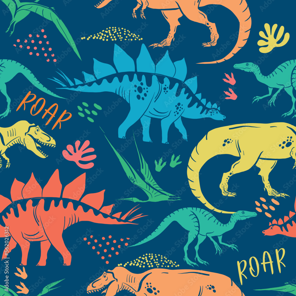 seamless-bright-dino-pattern-print-for-t-shirts-textiles-wrapping