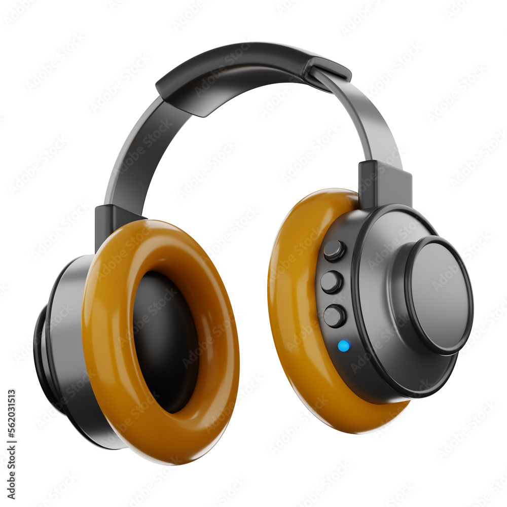 Premium game headset icon 3d rendering on isolated background Premium game headset icon 3d rendering on isolated background