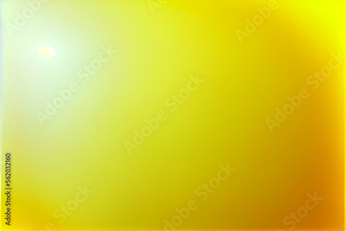Blurred yellow gradient background. generative ai