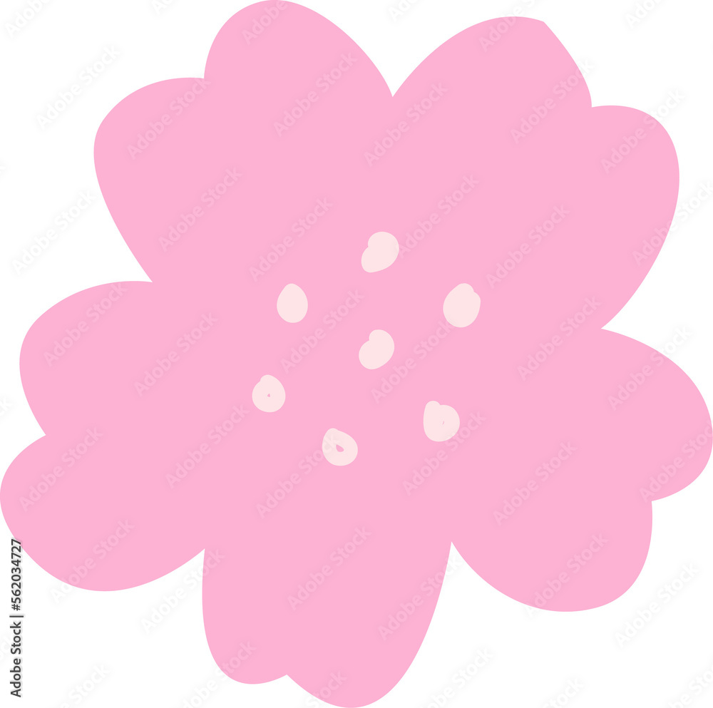 One pink blossom One pink blossom