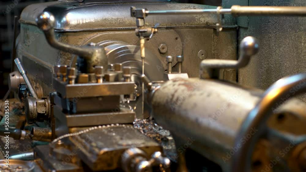 The work of a turner on a lathe. The work of a turner on a lathe.