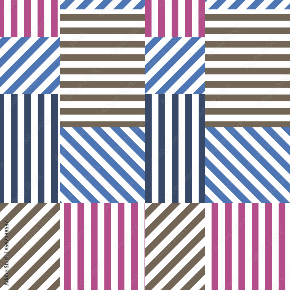 Textile geometric pattern design seamless vector background