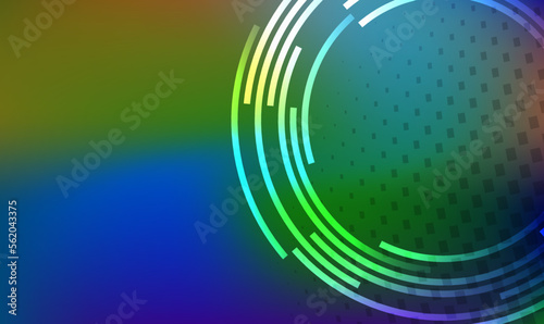 Horizontal template background with light gradient halftone poverpoint03