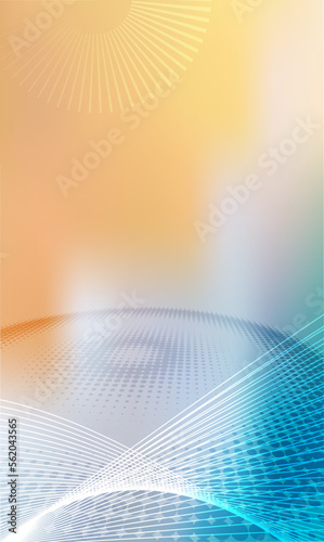wellness theme soft gradient background with halftone04