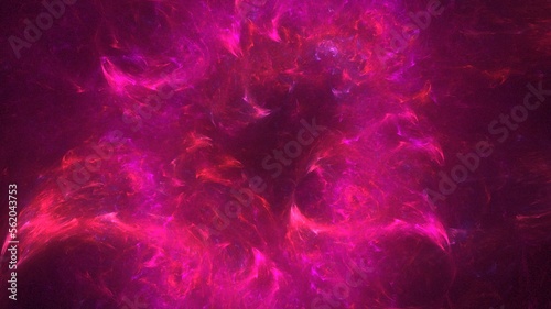 3D rendering abstract multicolor fractal background