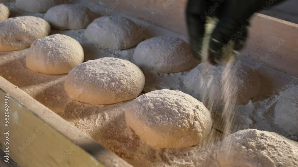 dough rolling, bread making, pizza dough, dough making, flour, dough,