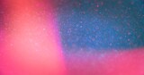 Neon bokeh light. Blur glitter glow. Glamour sequin sparkles. Defocused fluorescent blue pink color shiny circles lens flare abstract background with free space.