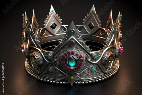 Fantasy Medieval Crown Jewel, Generative AI