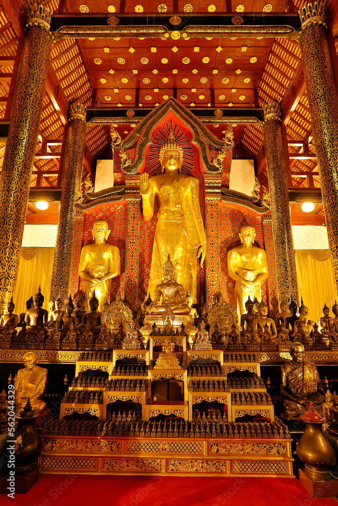Wat Phra Singh Thai Buddhist Temple Chaing Mai Thailand