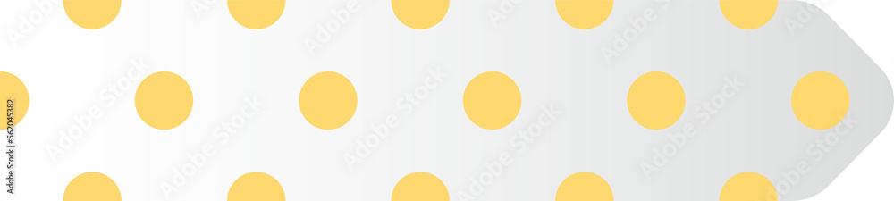 Yellow dotted note paper - obrazy, fototapety, plakaty 
