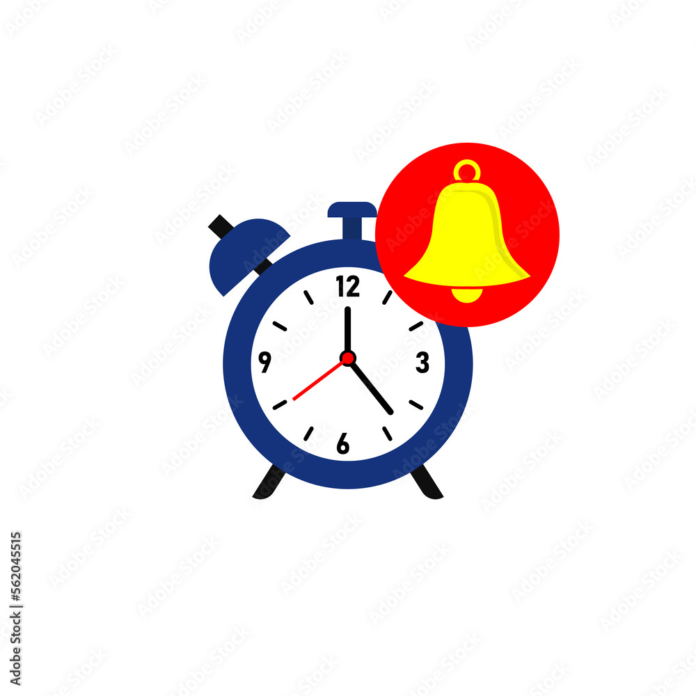 Illustration Design Concept of an Alarm Clock and Calendar. Illustration Design Concept of an Alarm Clock and Calendar.