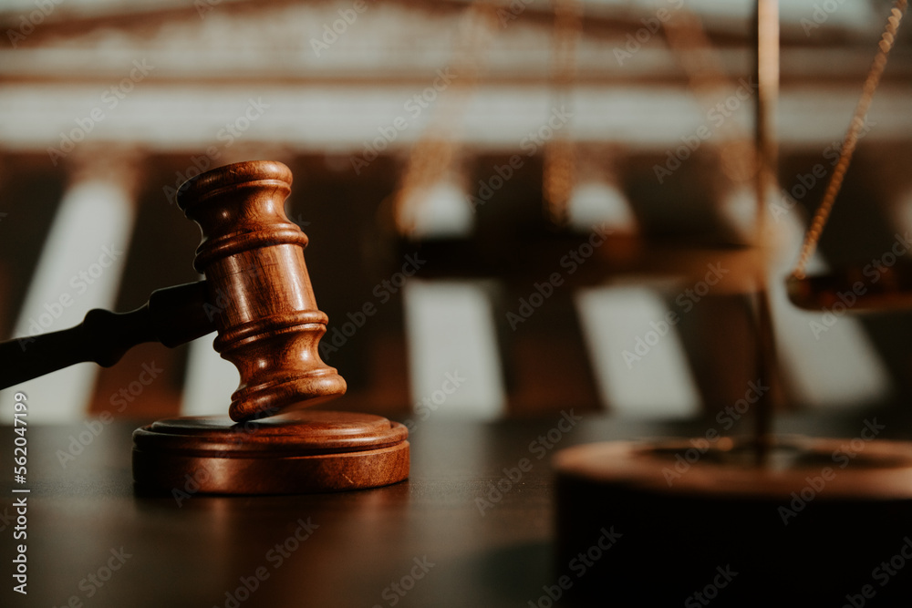 Judge gavel and scale. Law and justice concept Judge gavel and scale. Law and justice concept