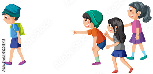 A boy get bullied by his friends