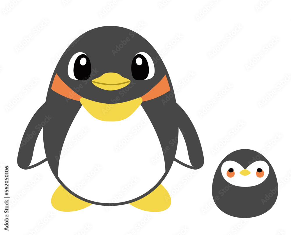 Fototapeta premium ペンギン親子