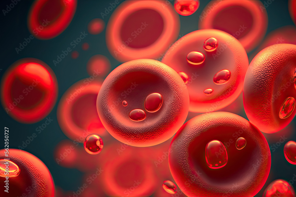 Generative AI of Red Blood Cells Flowing in a Vein at Plasma Level for Cardiovascular Science and Microscopic Biology: An Illustration of the Human Microbiology of the Circulatory System Generative AI of Red Blood Cells Flowing in a Vein at Plasma Level for Cardiovascular Science and Microscopic Biology: An Illustration of the Human Microbiology of the Circulatory System