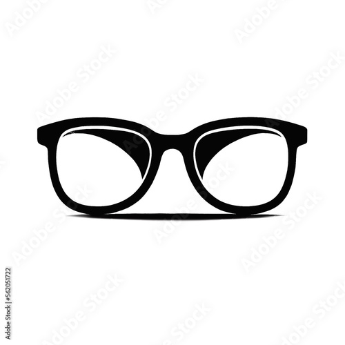 glasses isolated on white background