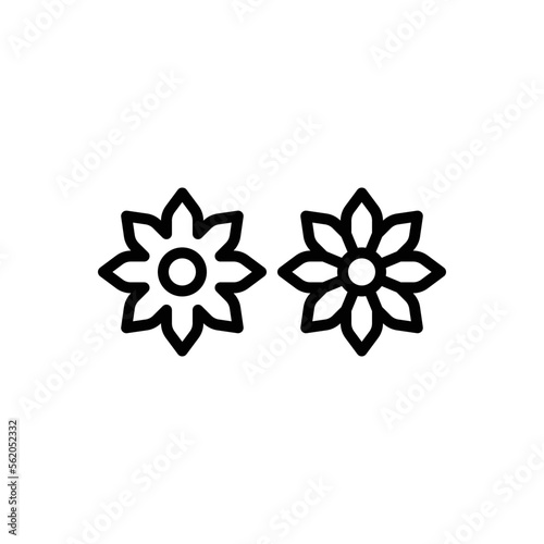 Black line icon for similar