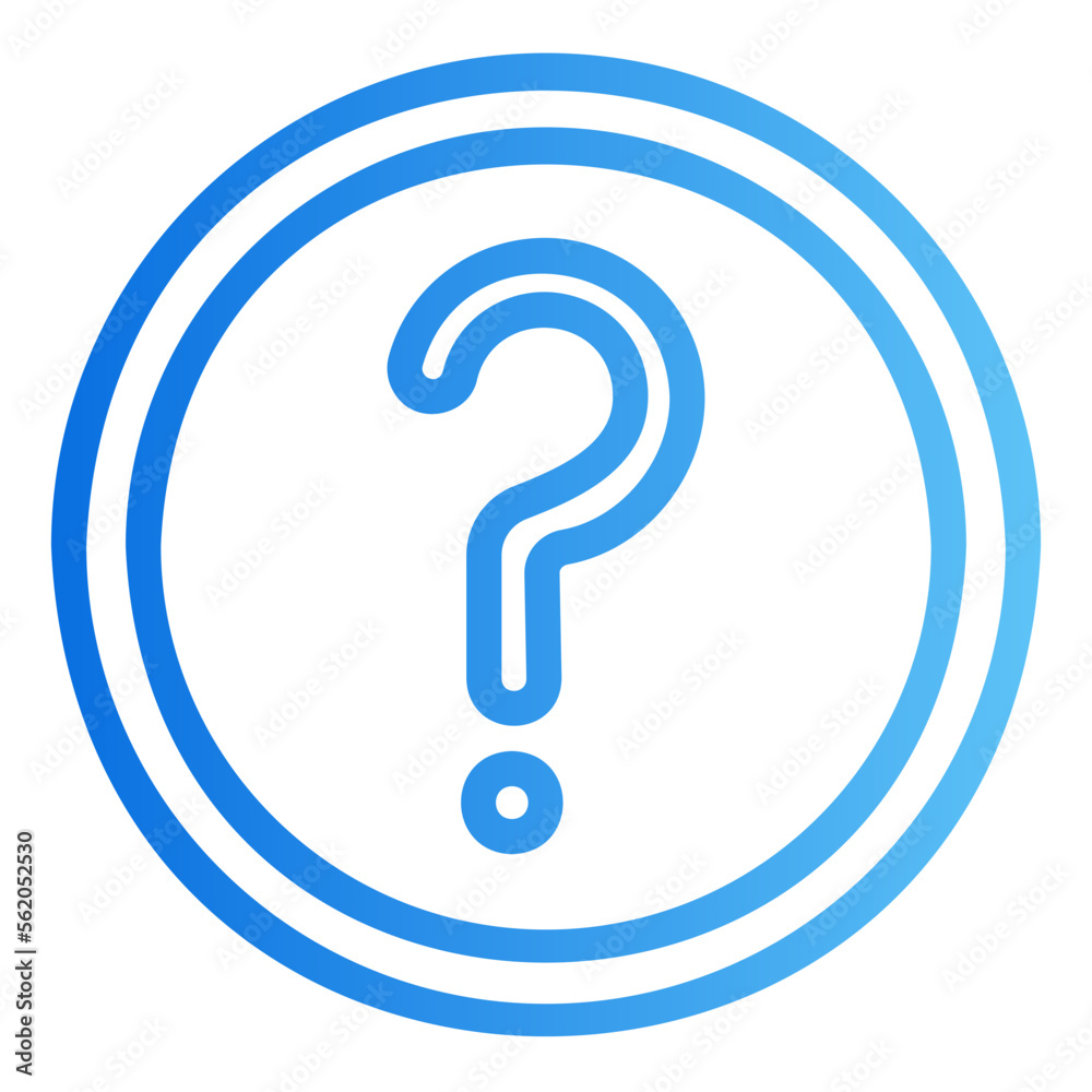 question gradient icon question gradient icon
