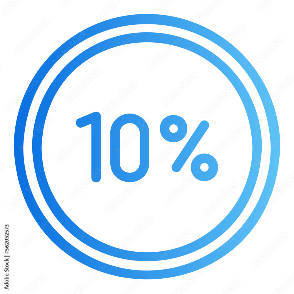 10pecent gradient icon 10pecent gradient icon
