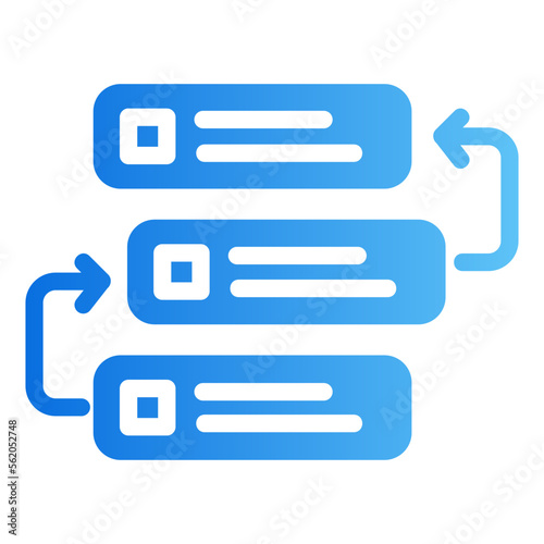 backlog gradient icon
