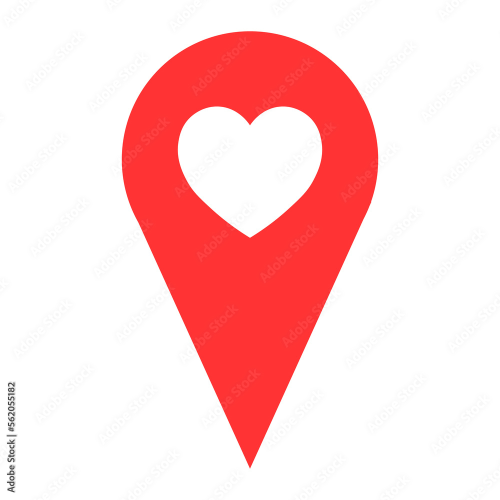 Simple illustration of heart icon for St. Valentines Day Simple illustration of heart icon for St. Valentines Day
