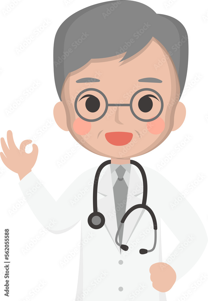 Older male medical worker than infested gesture, medical staff, emoji cartoon cartoon Older male medical worker than infested gesture, medical staff, emoji cartoon cartoon