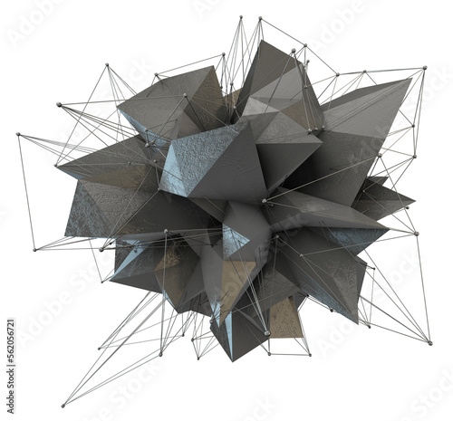 3d render of an abstract shape