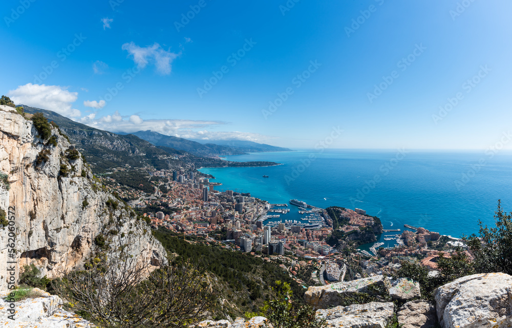 Monaco ville, Carlo's mount, near Italy and France